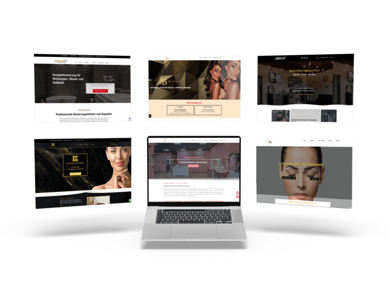Webseite für Kosmetikstudio