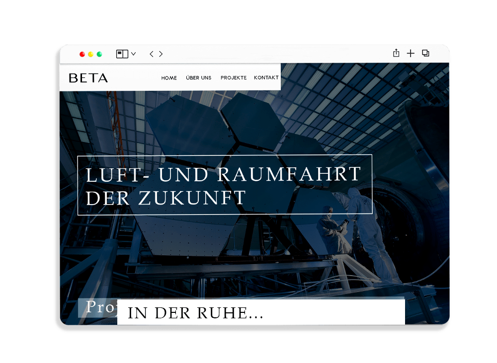 Website für Ingenieure